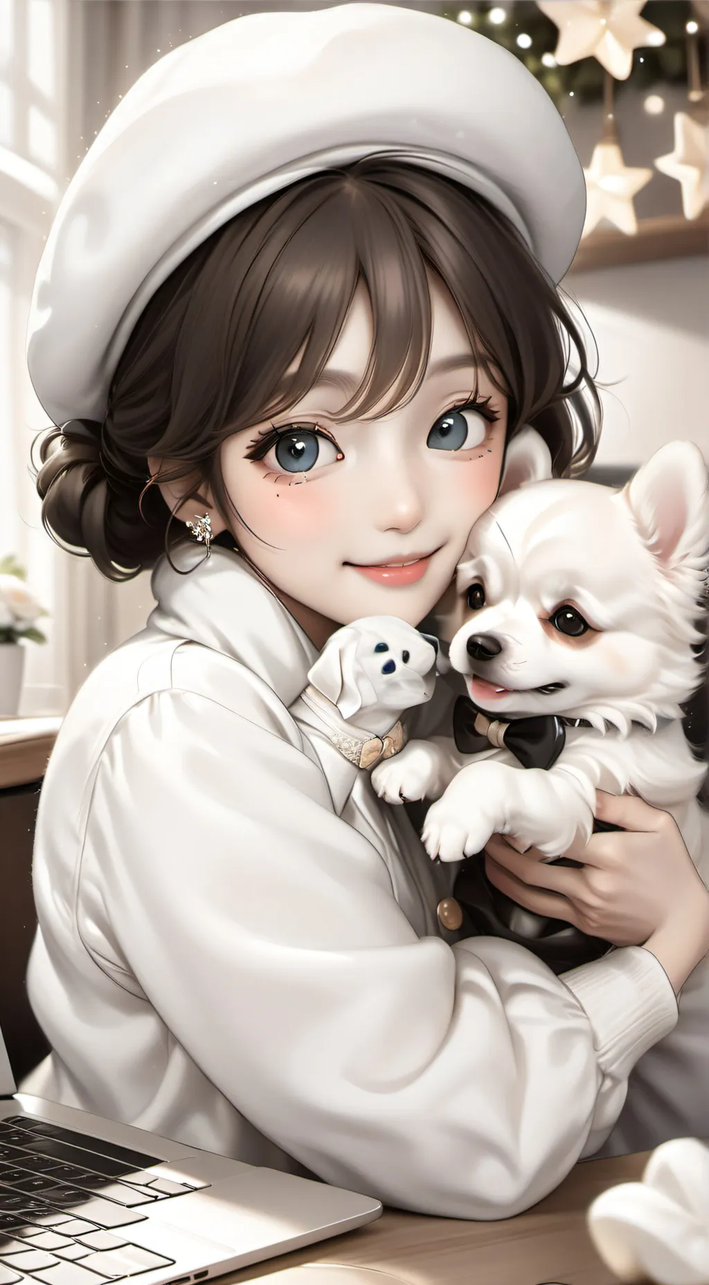 ai character: Bow background