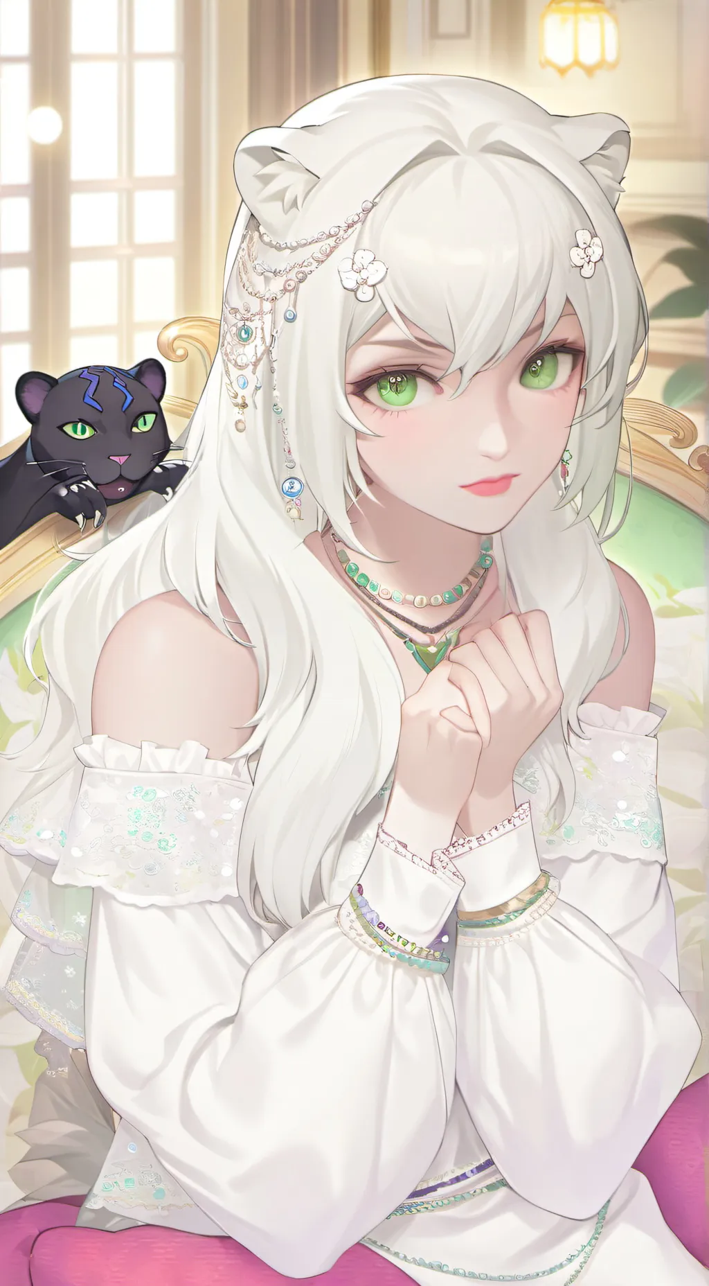 ai character: Panther Spirit єва background