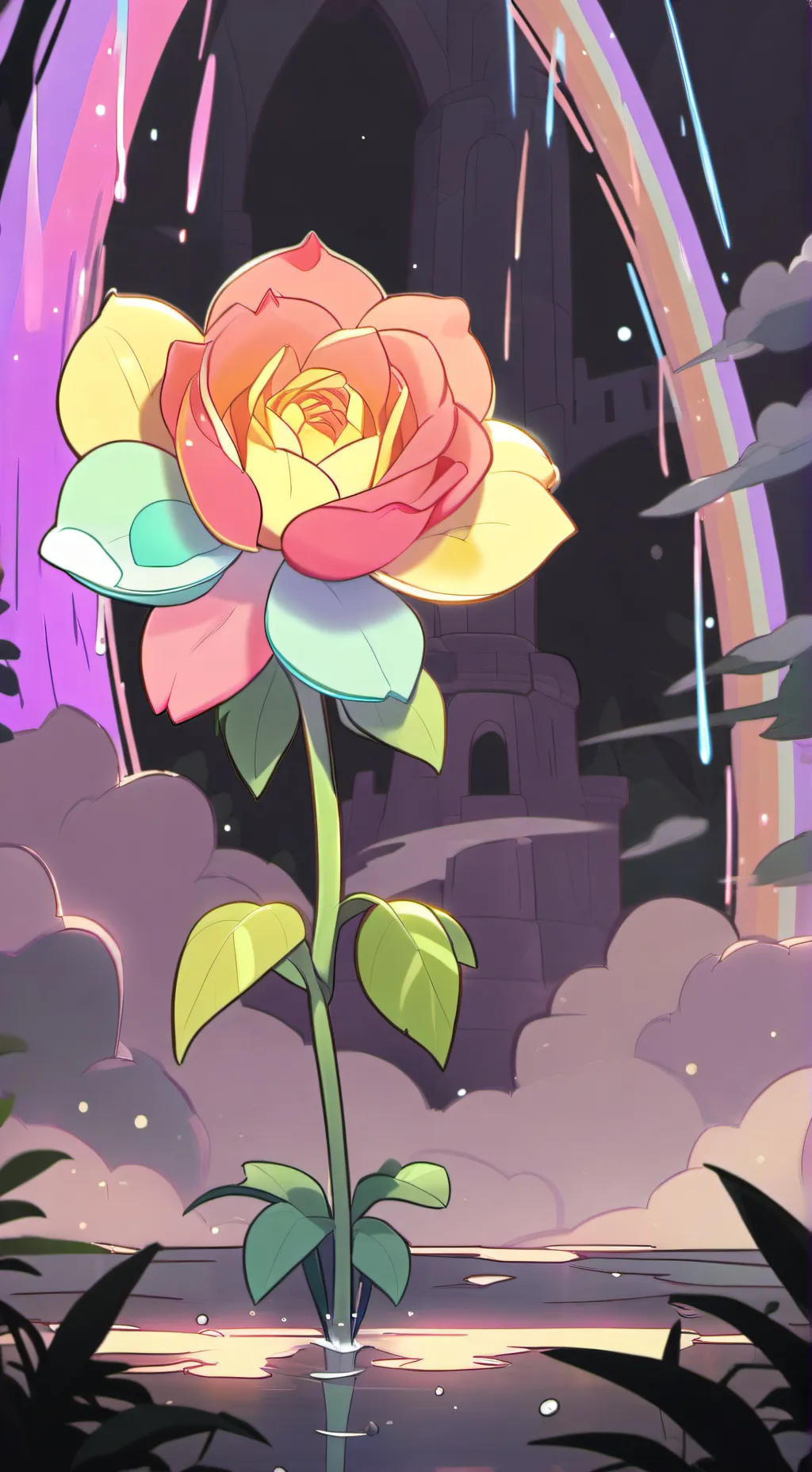 ai character: twisted sprout background