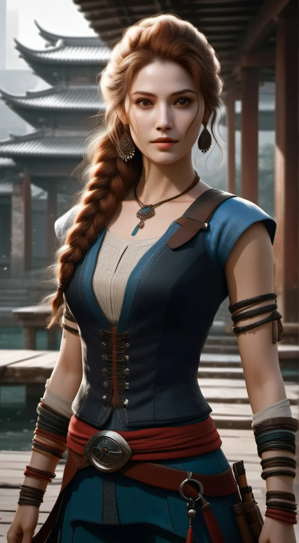 ai character: bella  background
