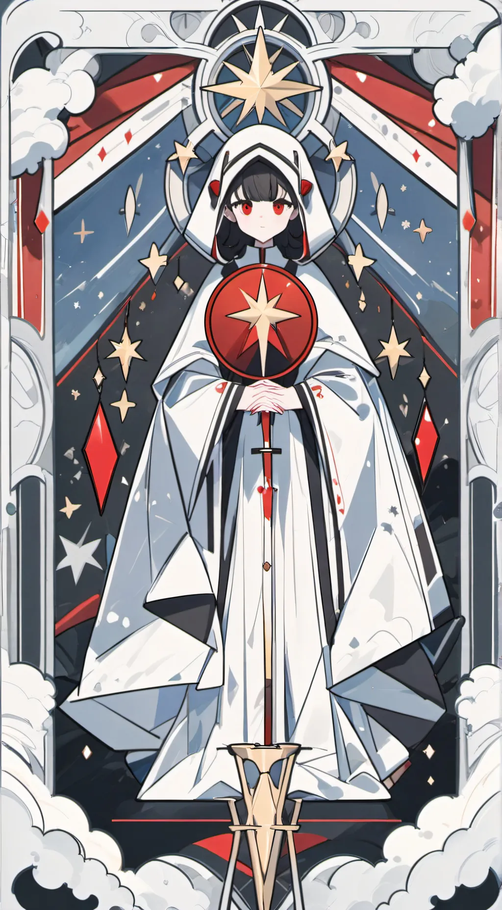 ai character: HH HB background