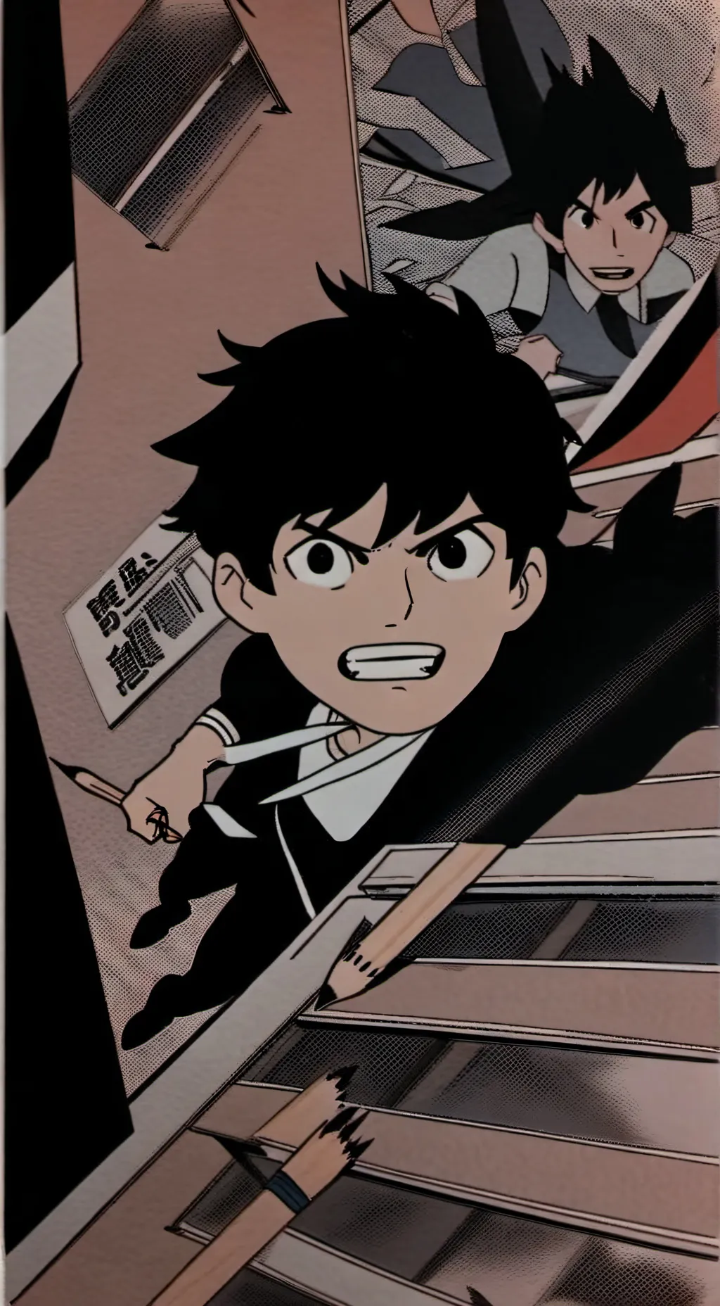 ai character: Teen Wolfs High  background