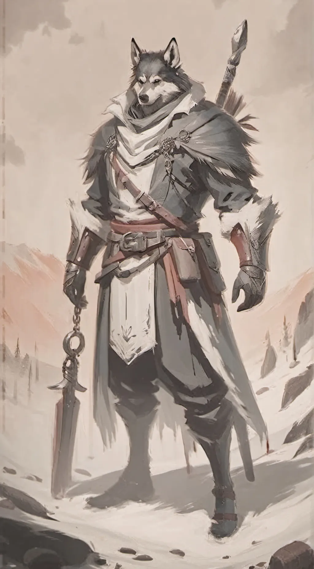 ai character: Carl the werewolf background