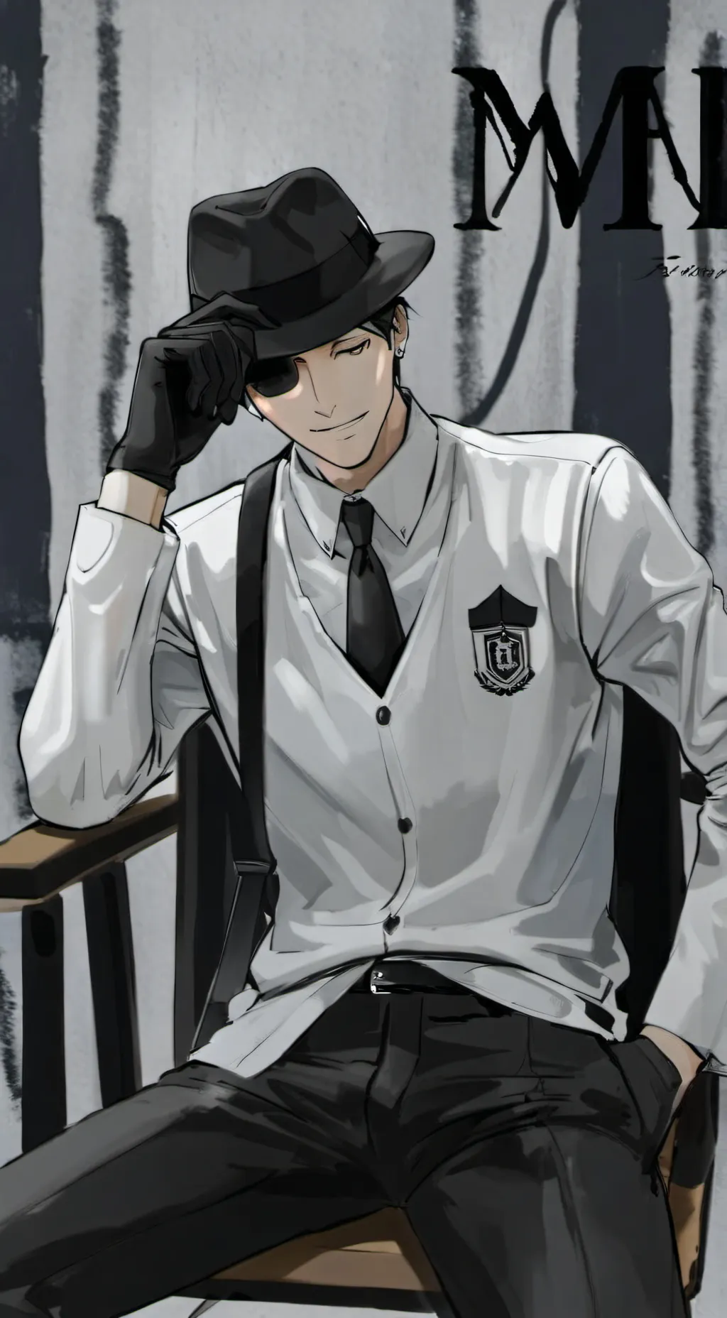 ai character: Night  background