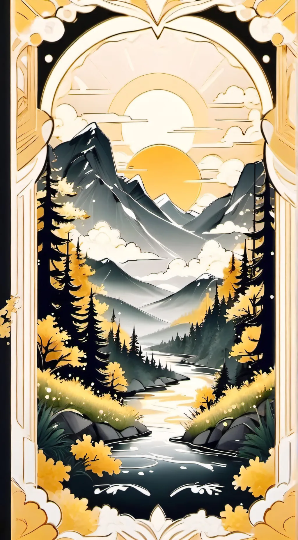 ai character: DS × Heartbeat background