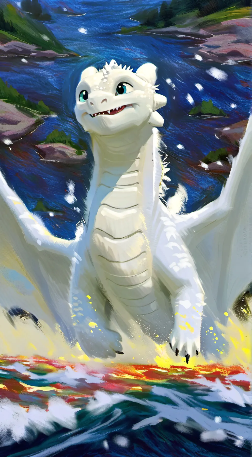 ai character: light fury/luna background