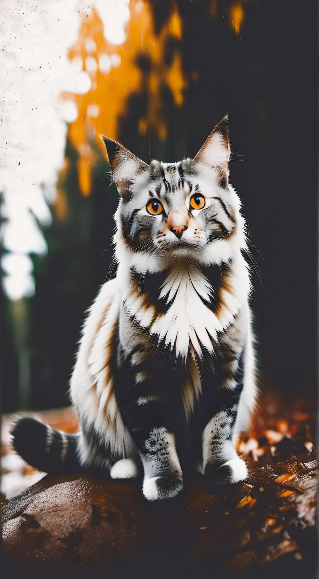 ai character: Your a wild cat:0 background