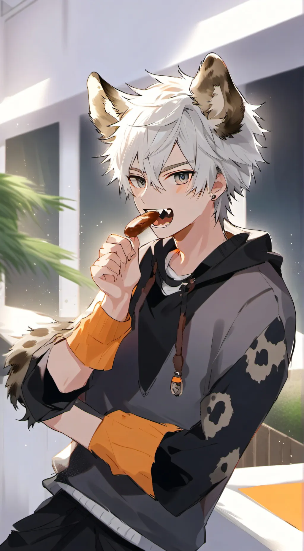 ai character: Hyena Spiritling background