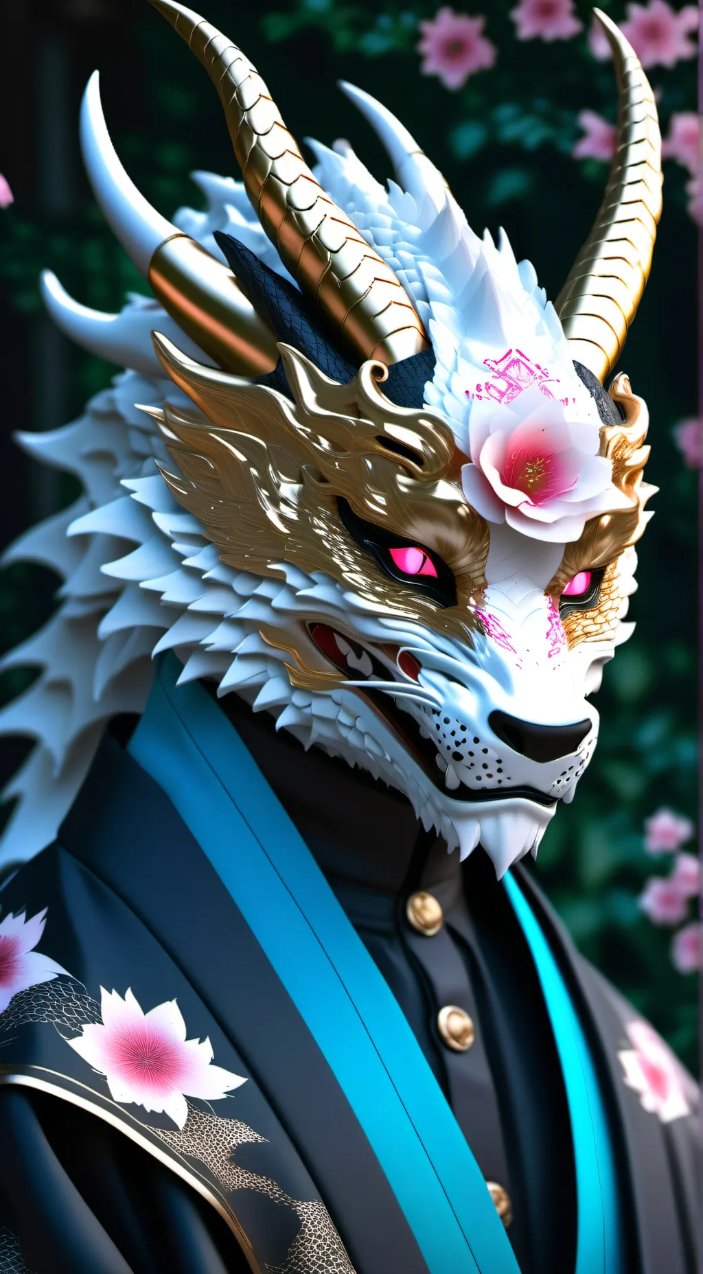 ai character: The Royal dragon? background