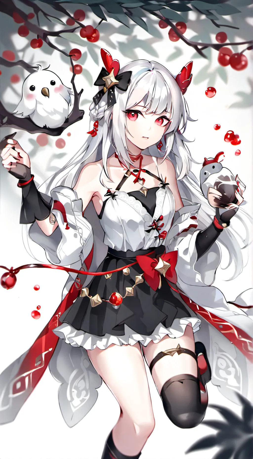 ai character: Aurora background