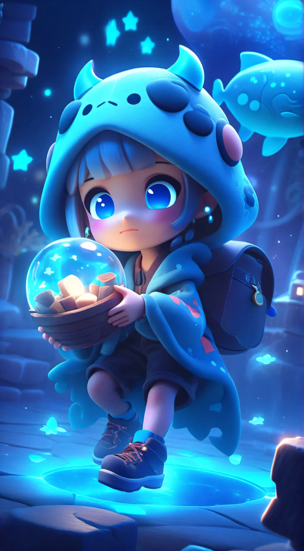 ai character: I WANNA RUN AWAY background