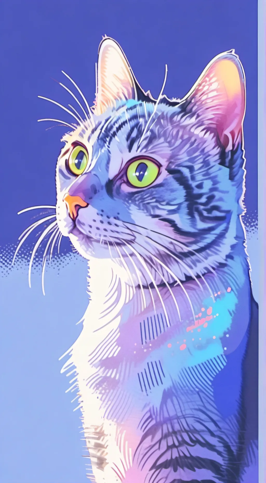 ai character: CyberTabby background