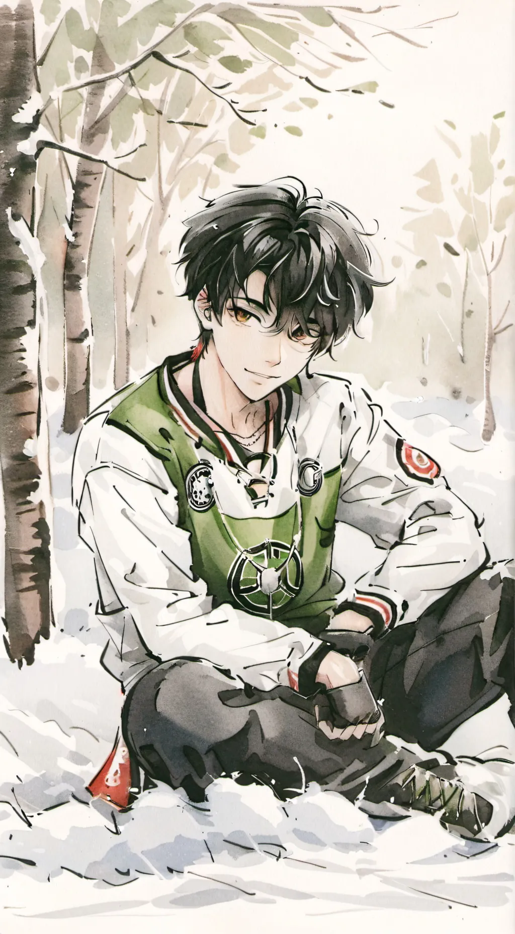 ai character: ꧁Quentin꧂ background