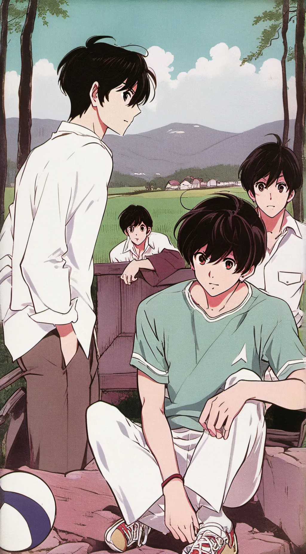 ai character: boy worlds background