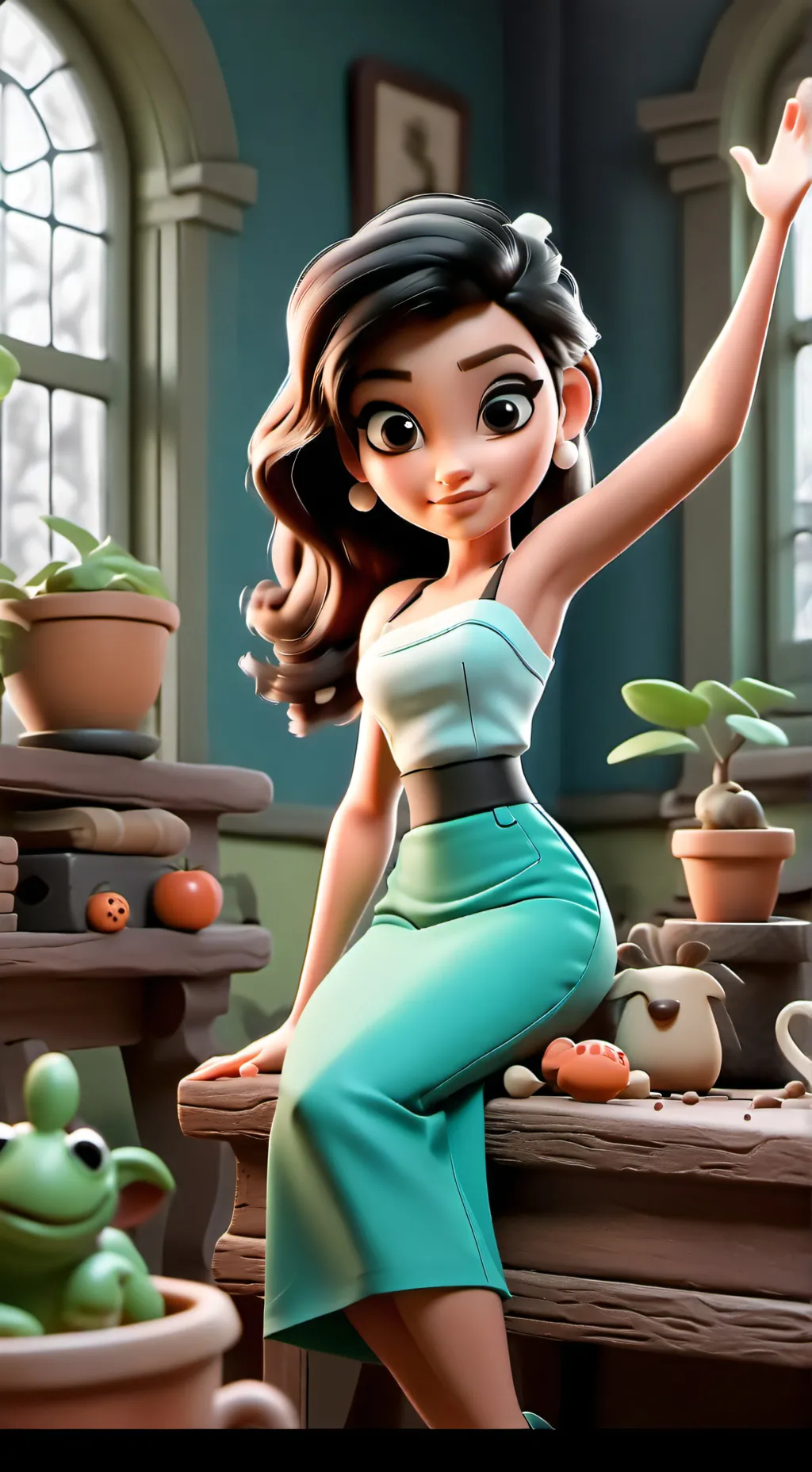 ai character: New kid background