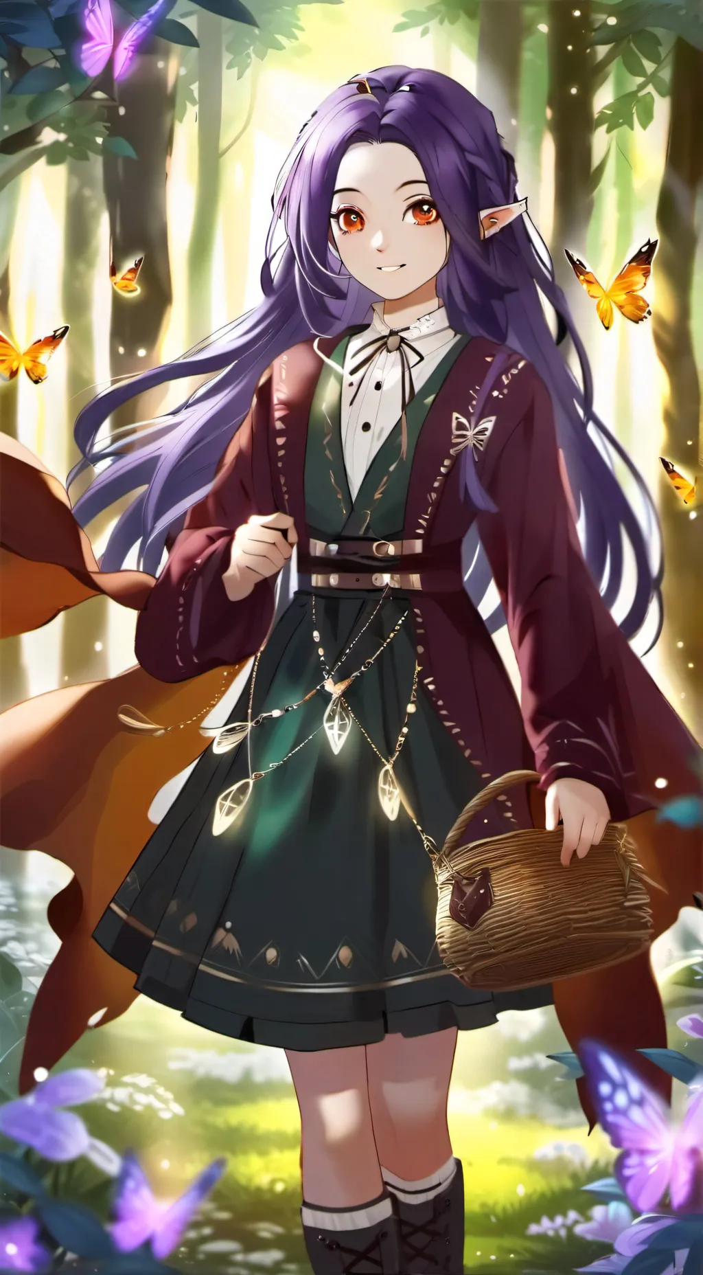 ai character: Lea background