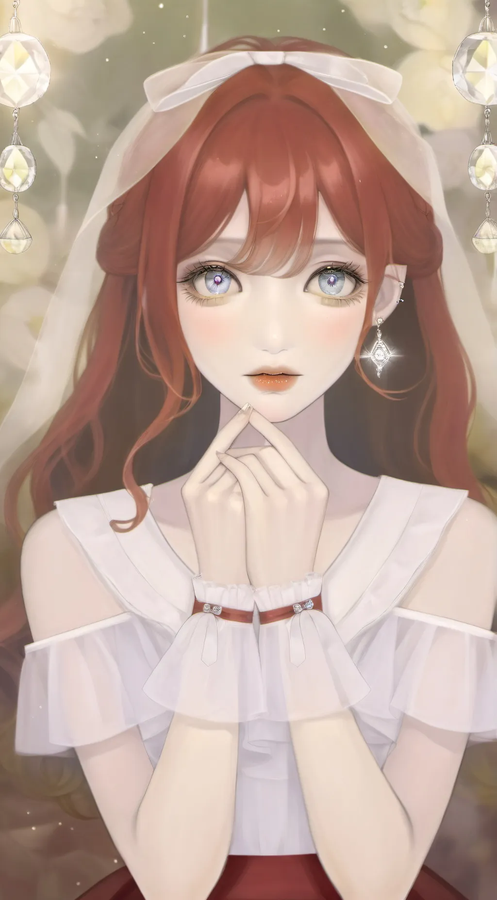 ai character: kny wedding  background
