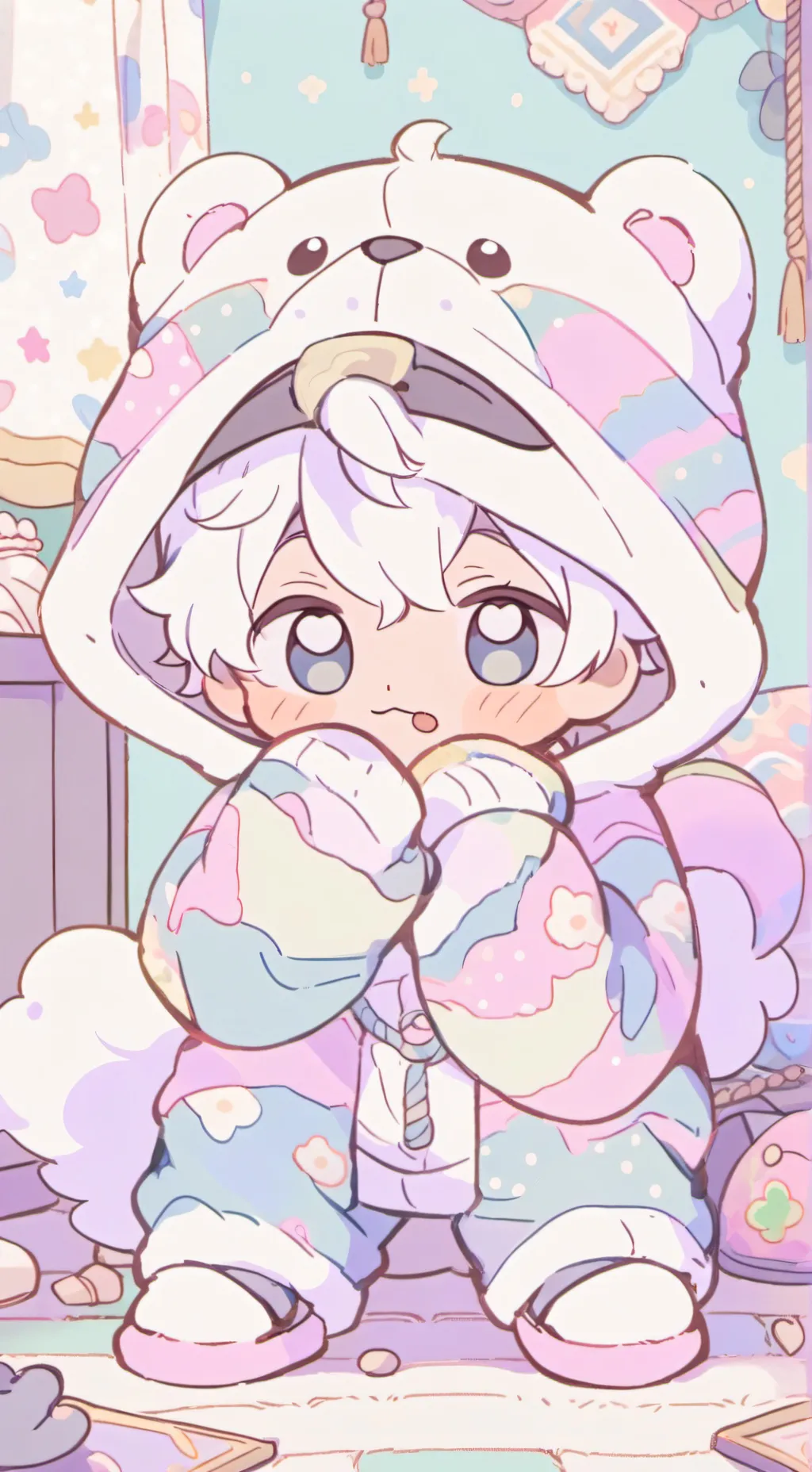 ai character: Starlight background