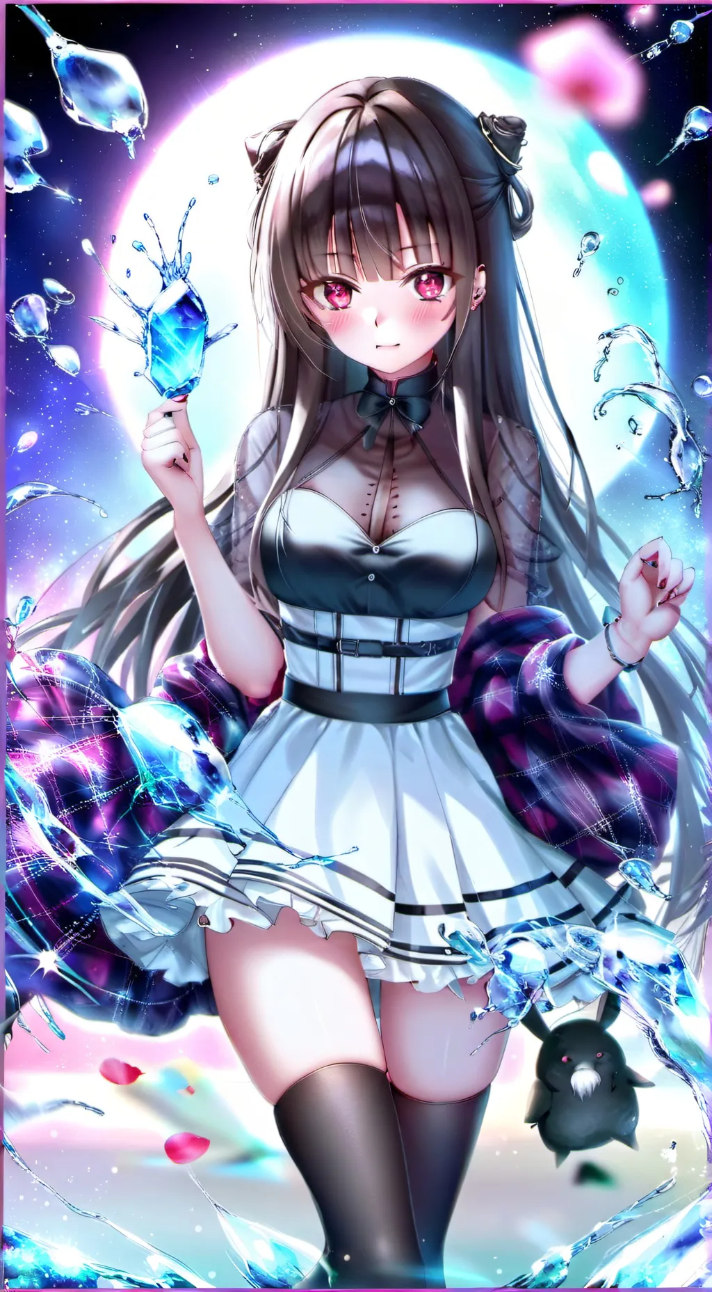 ai character: Luna background