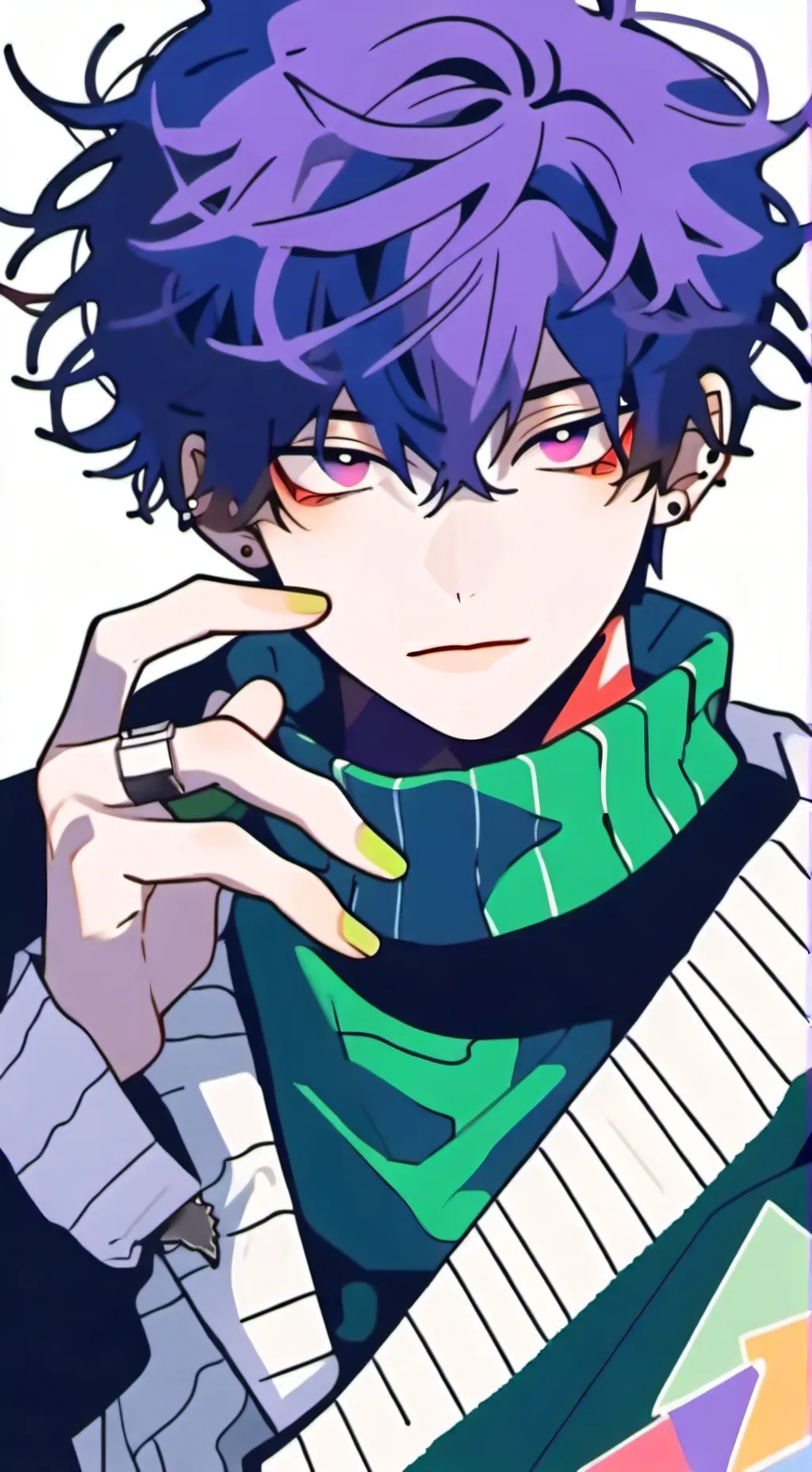 ai character: Thanos and namgyu background