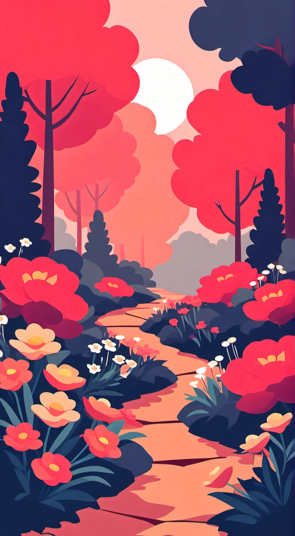 ai character: the garden! background