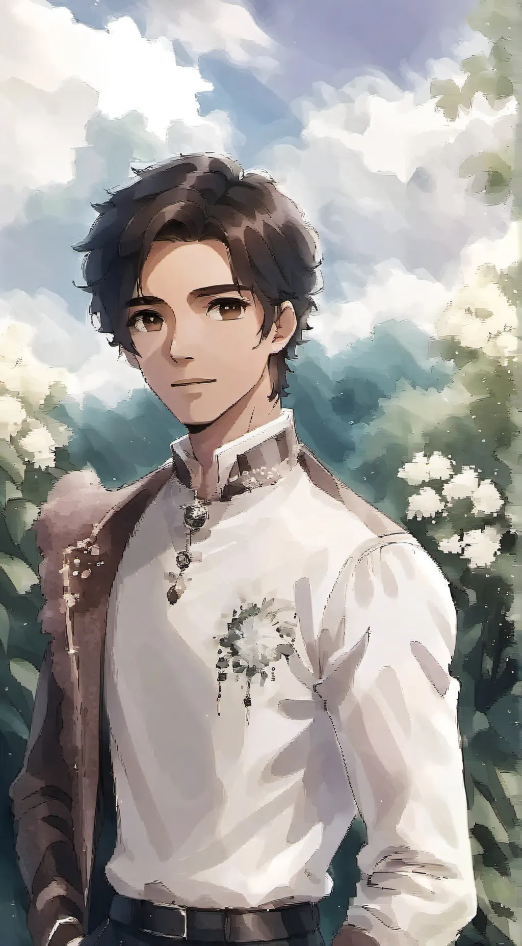 ai character: ❤️‍🩹ishmael🐧 background