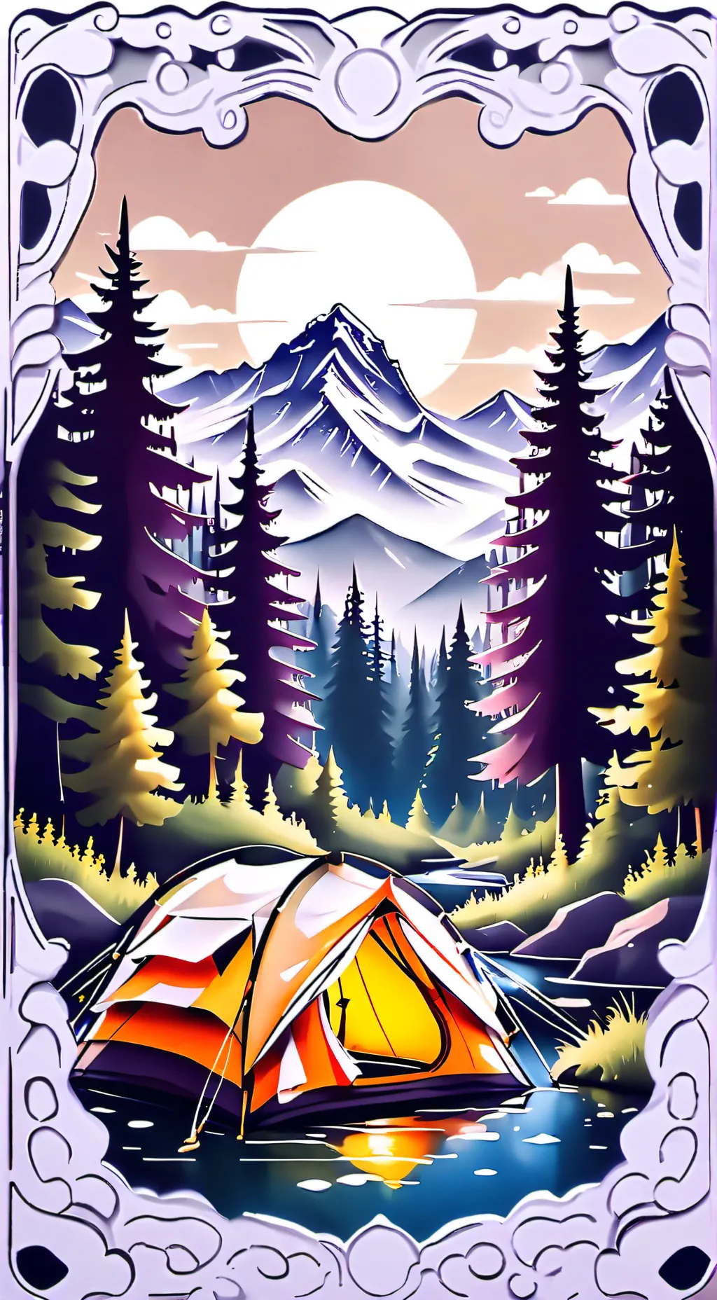 ai character: camp kikiwaka background