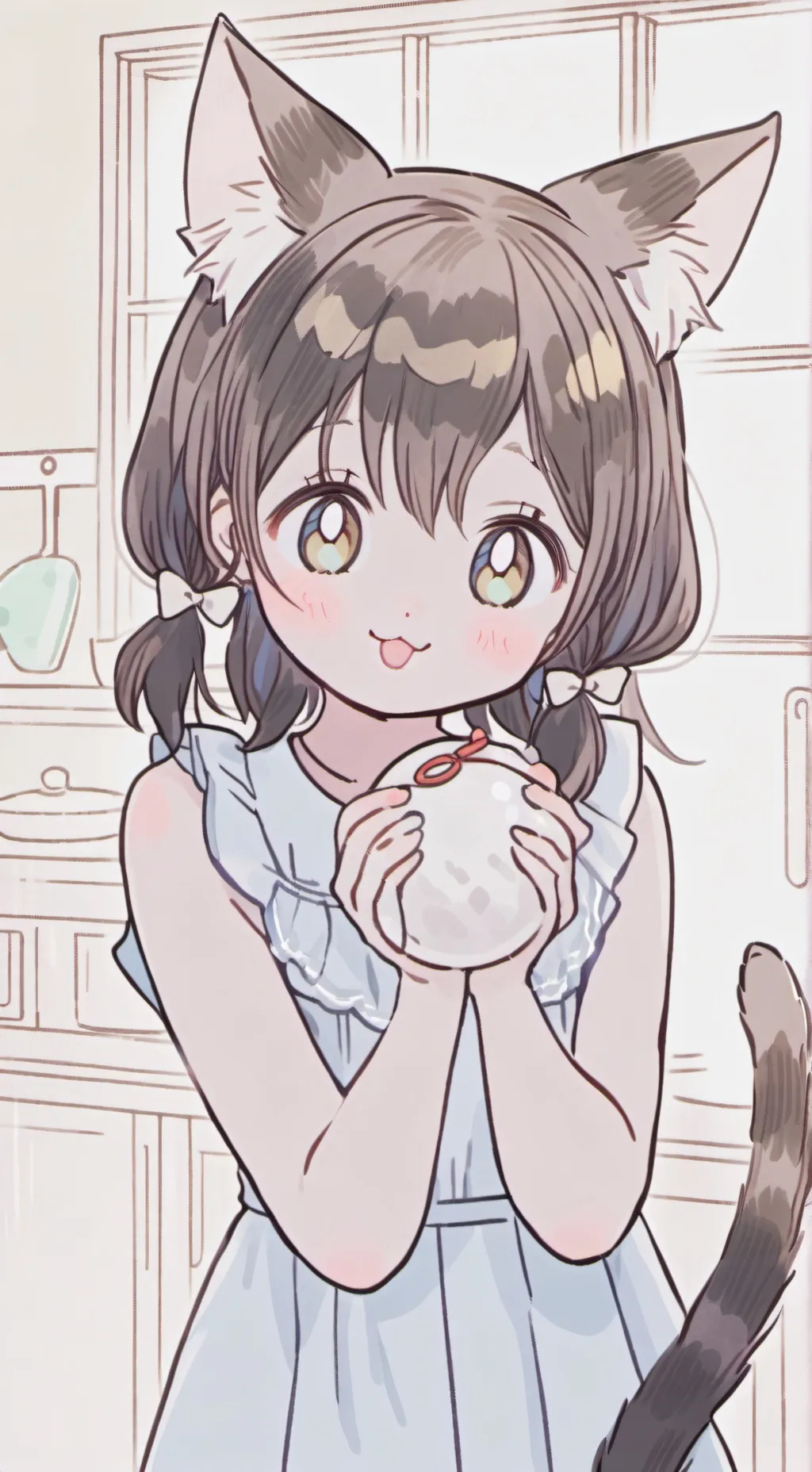 ai character: Gatinha Brasileira background