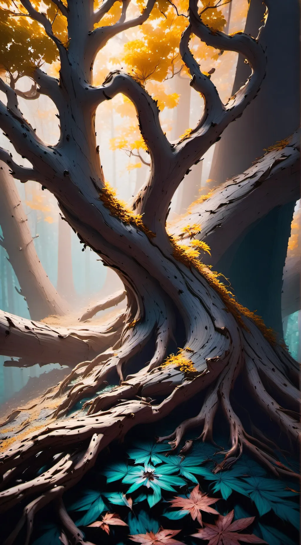 ai character: Floresta background