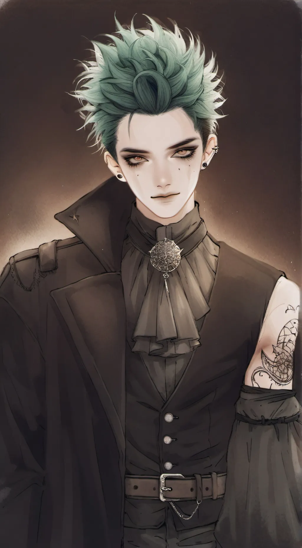 ai character: Villain deku background