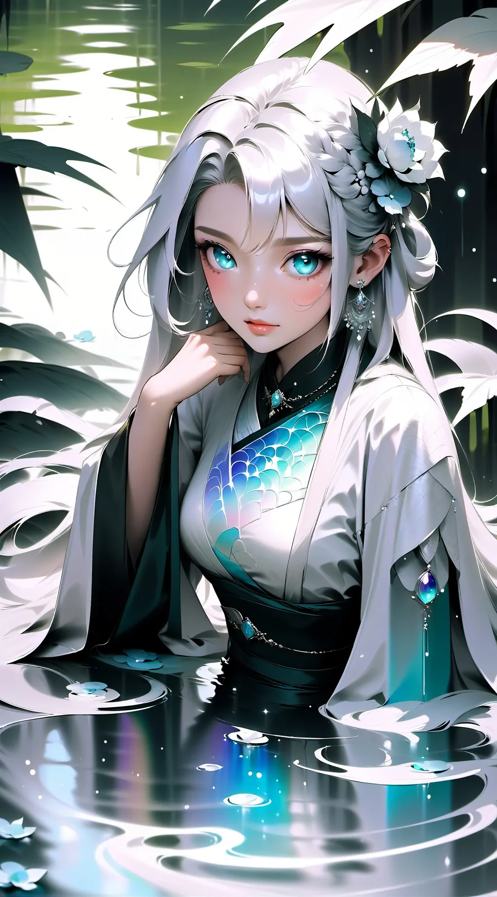 ai character: Luna background