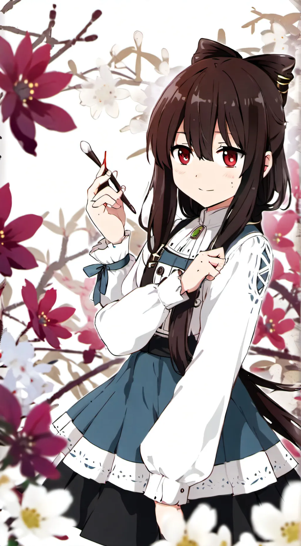 ai character: ирания  background