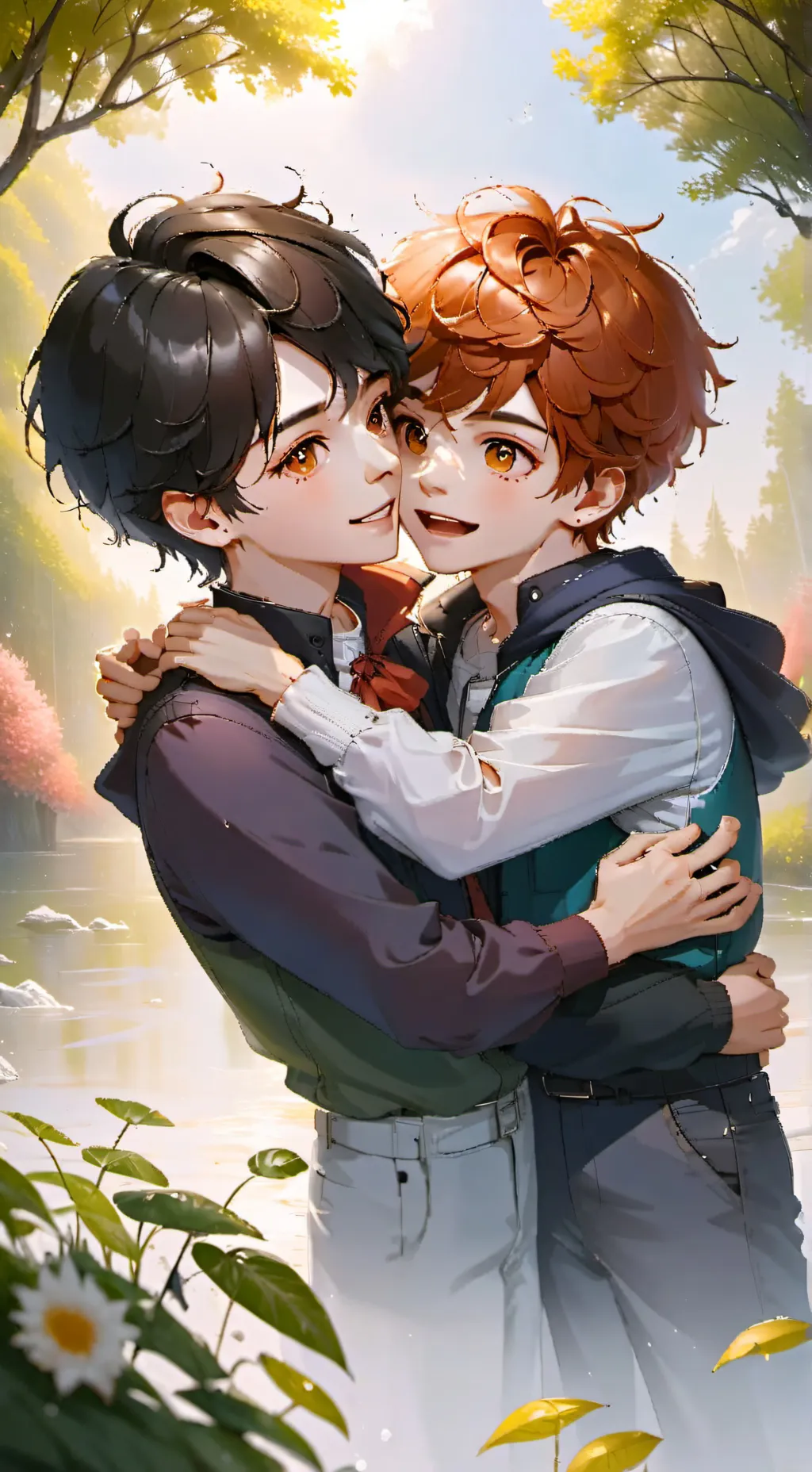 ai character: alex and max background