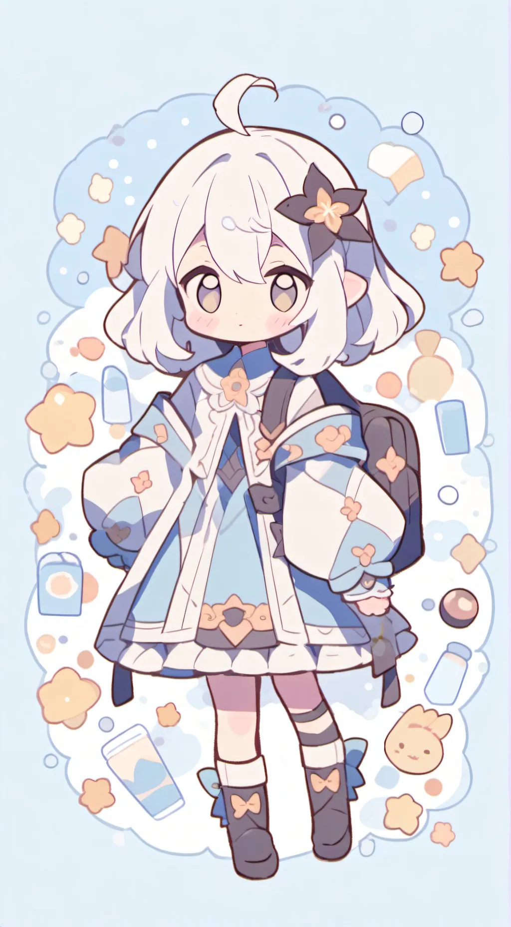 ai character: nose background