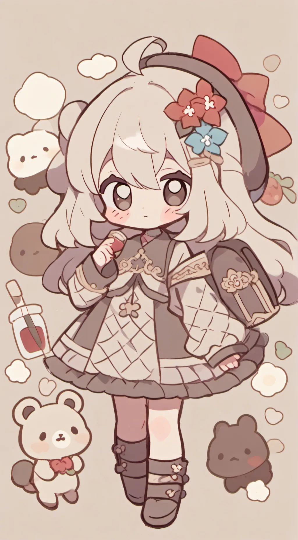 ai character: moca background