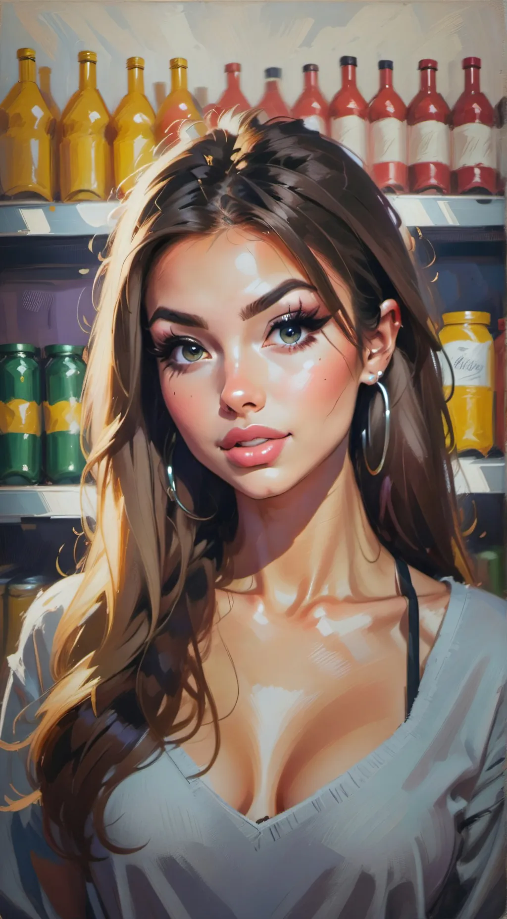 ai character: Aurora background