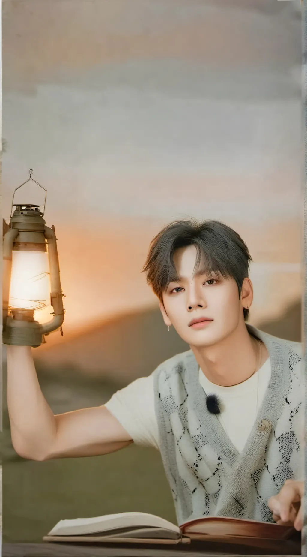 ai character: lee know (skz)  background