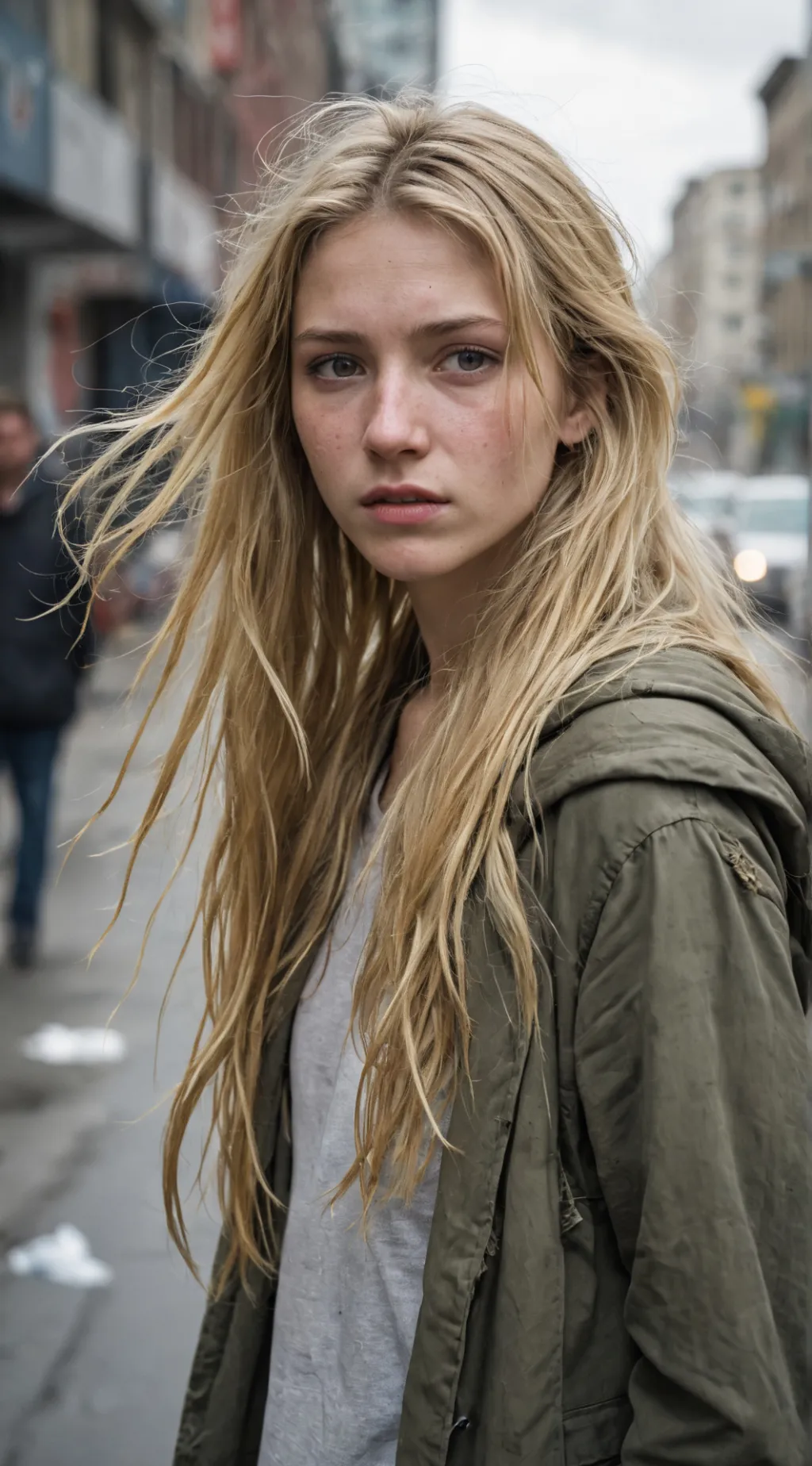 ai character: Hannah Homeless 2 background