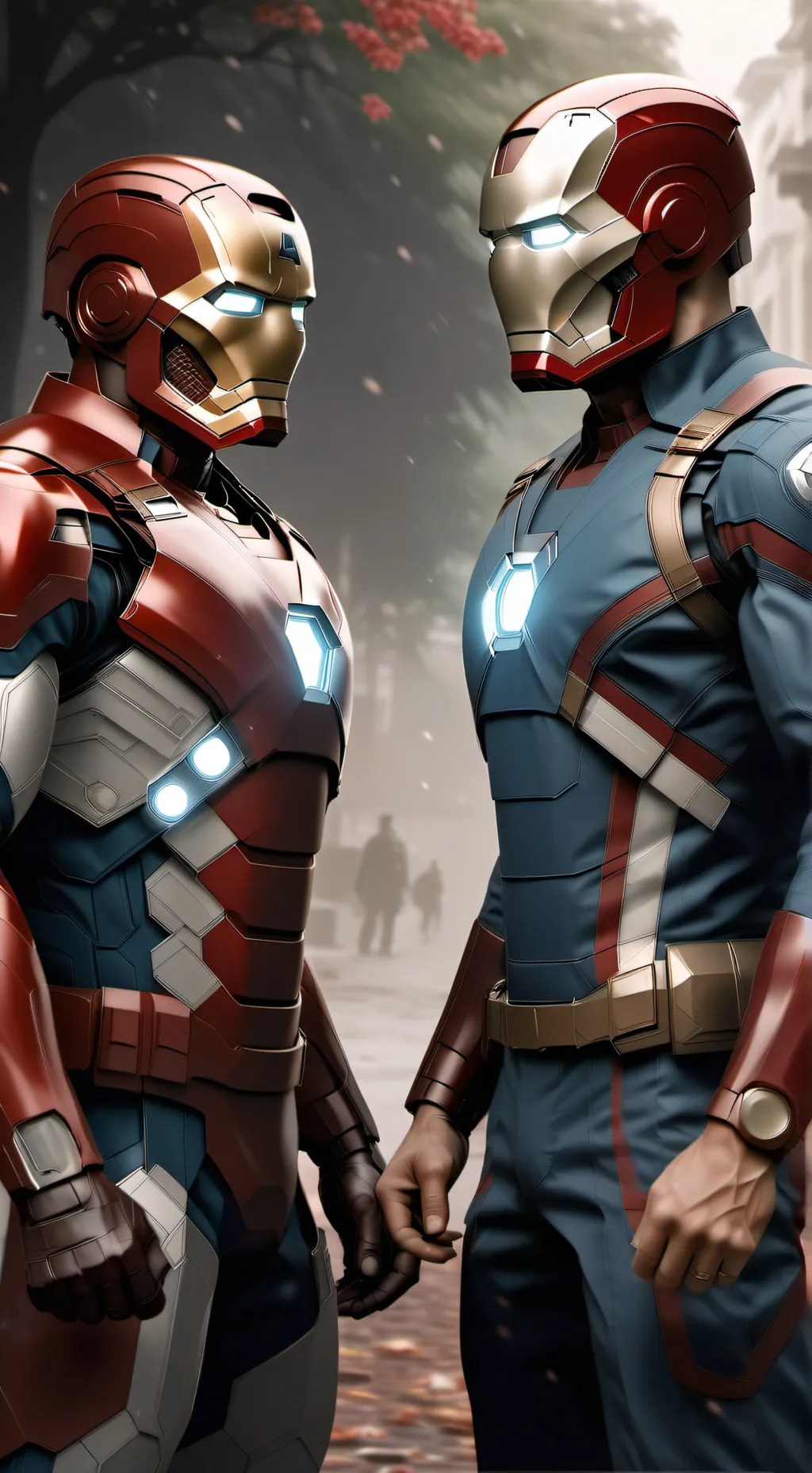 ai character: Avengers  background