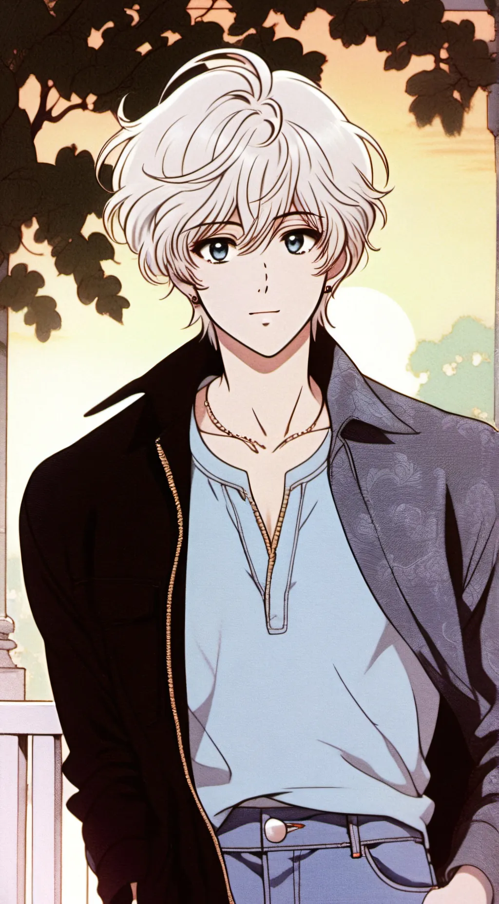 ai character: Zen background