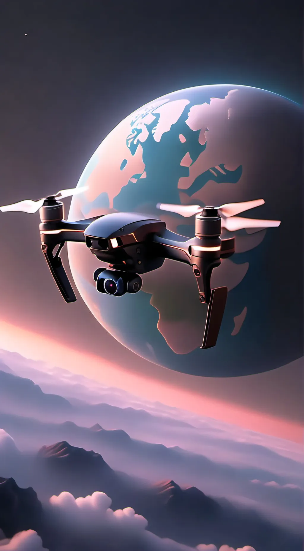 ai character: MD space drons3PT3 background