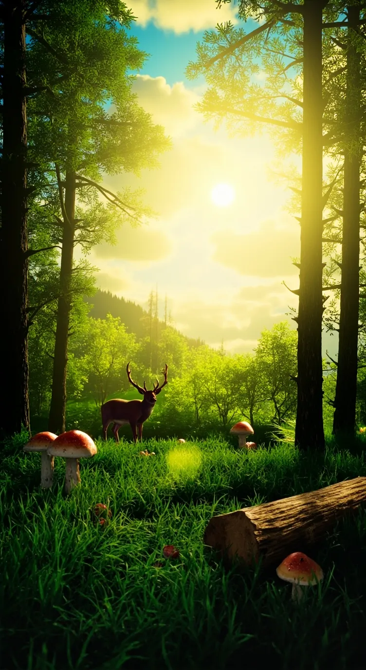 ai character: Stress relief..🥹 background