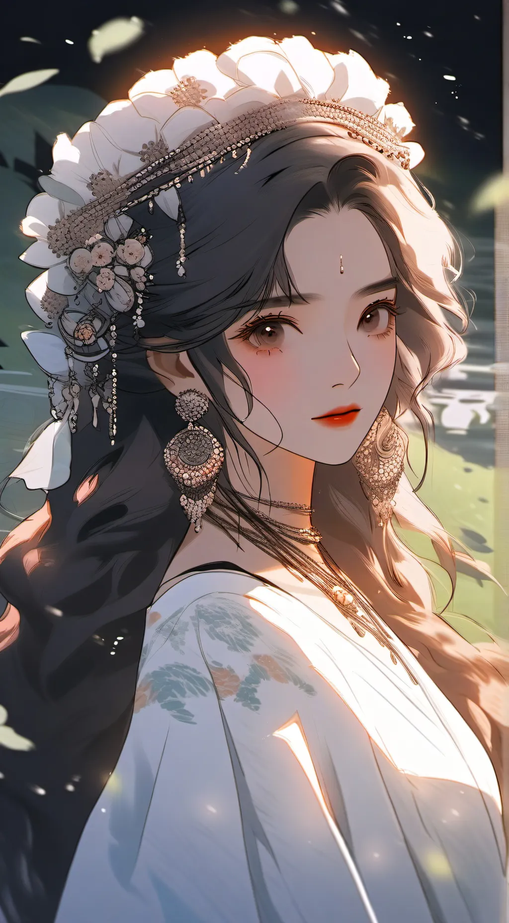 ai character: Dog dieing background