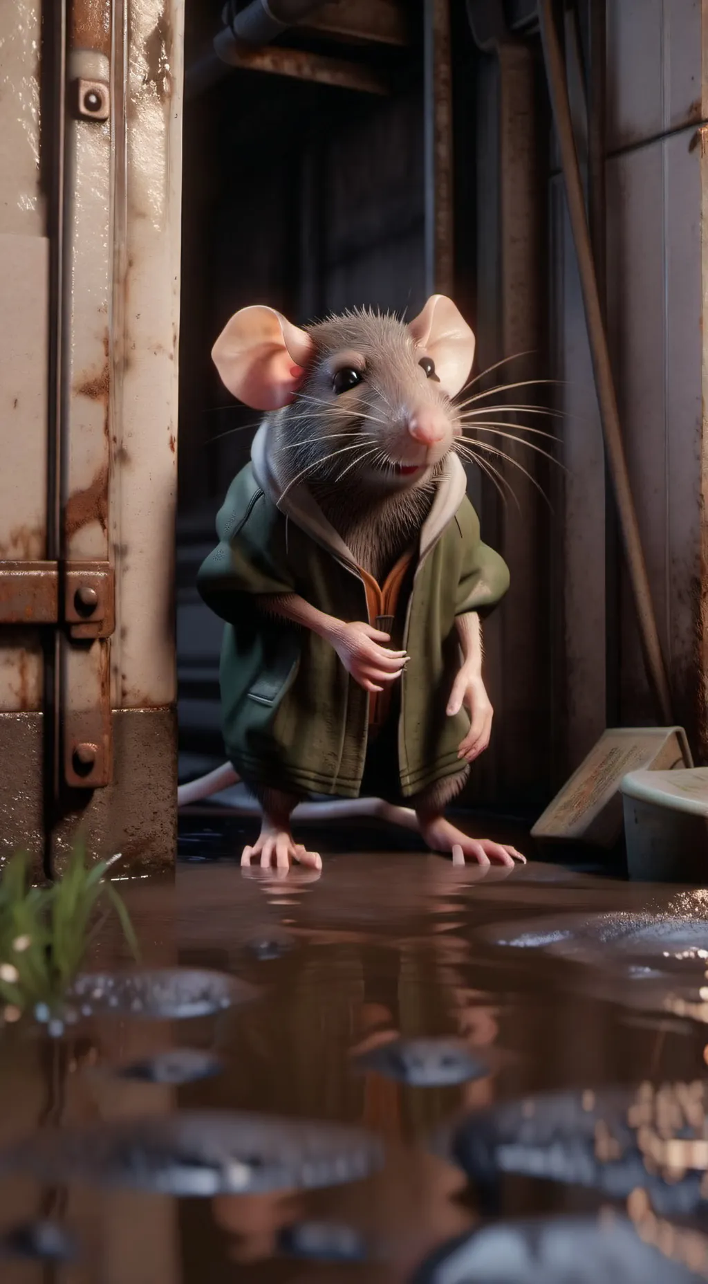 ai character: Mr. Rat background