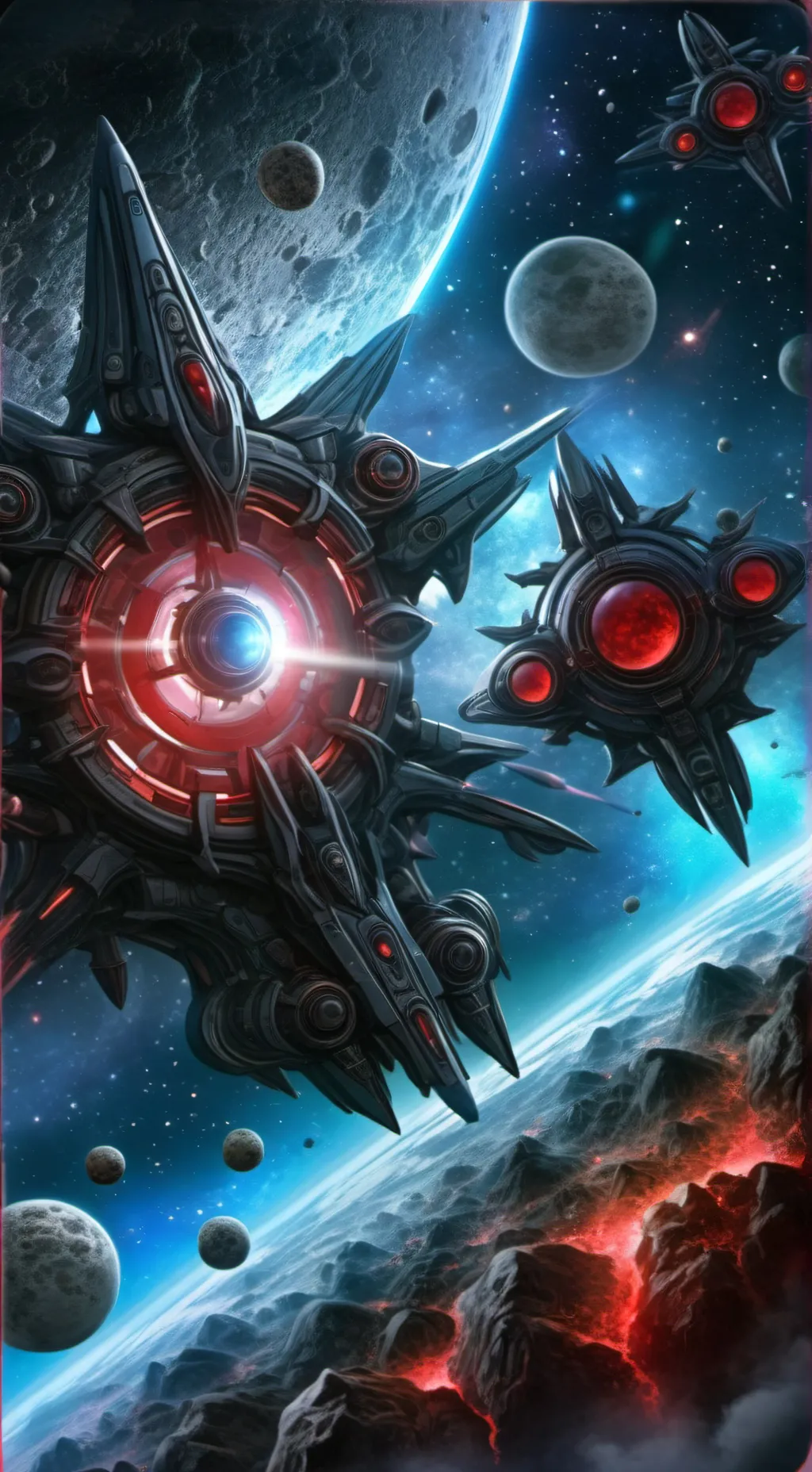 ai character: subdivision infini background