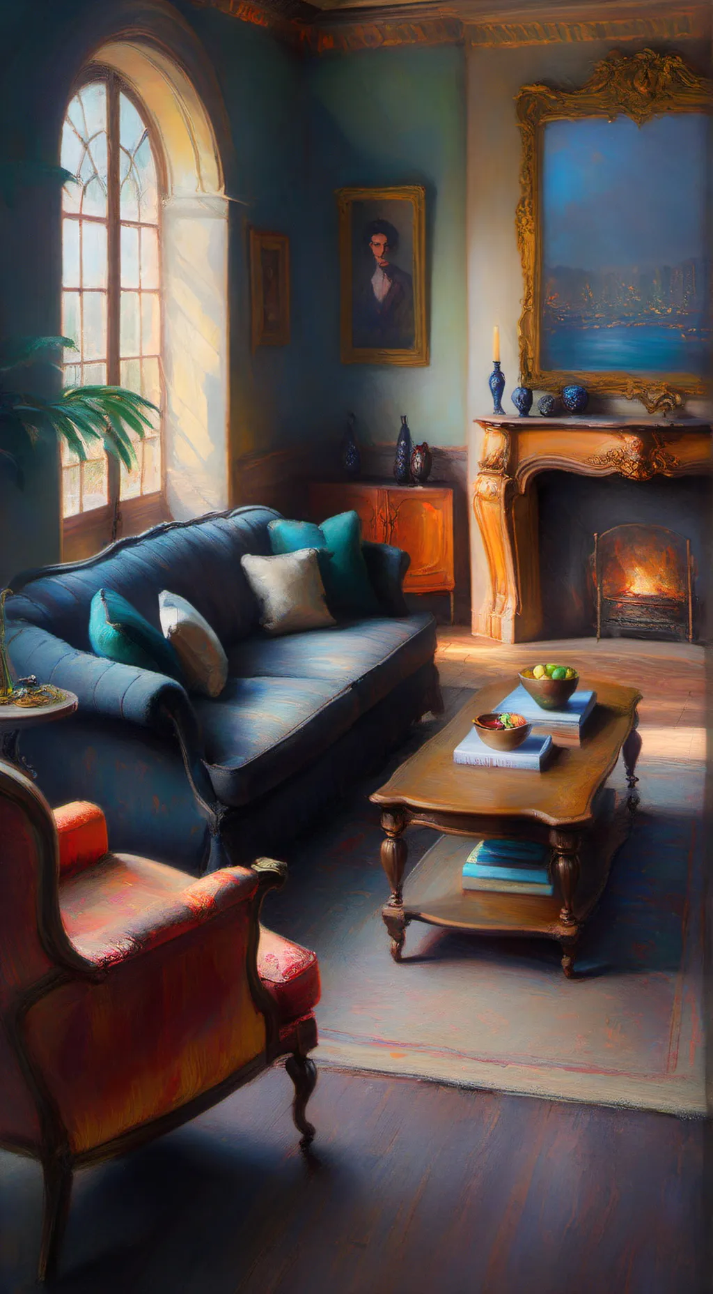 ai character: limpiando castigos background