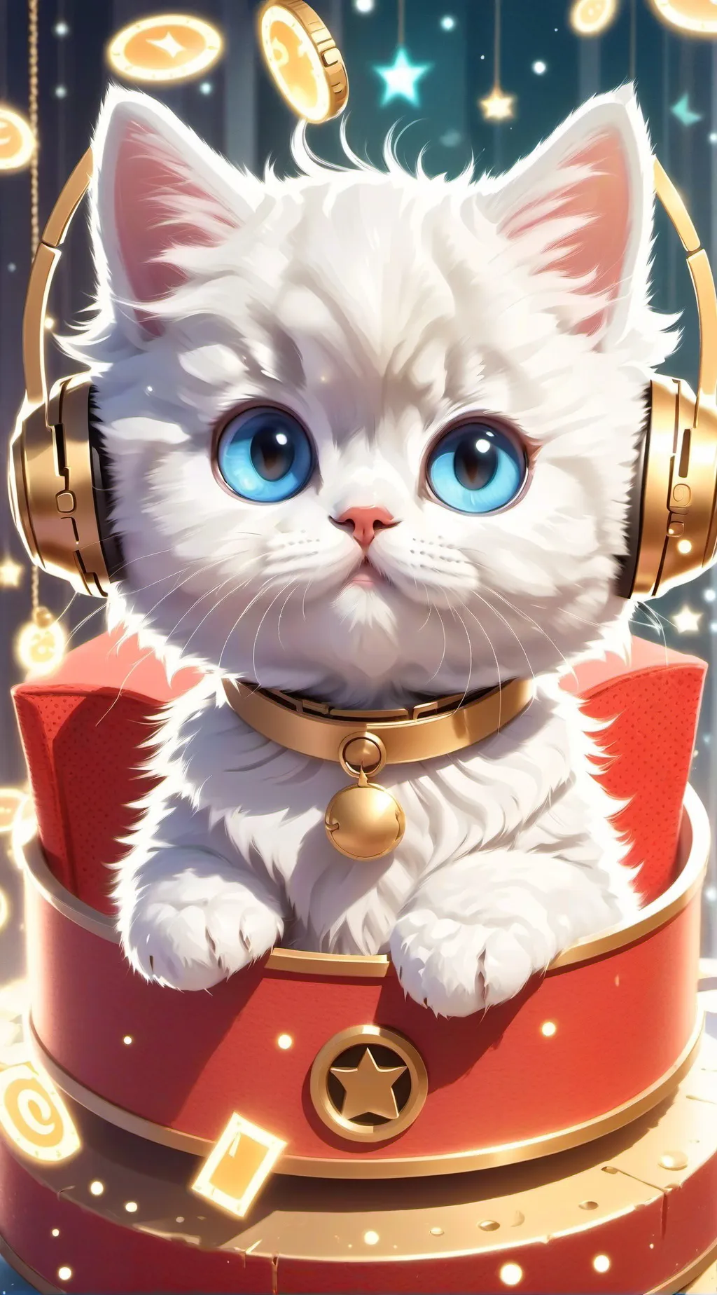 ai character: Pixel background