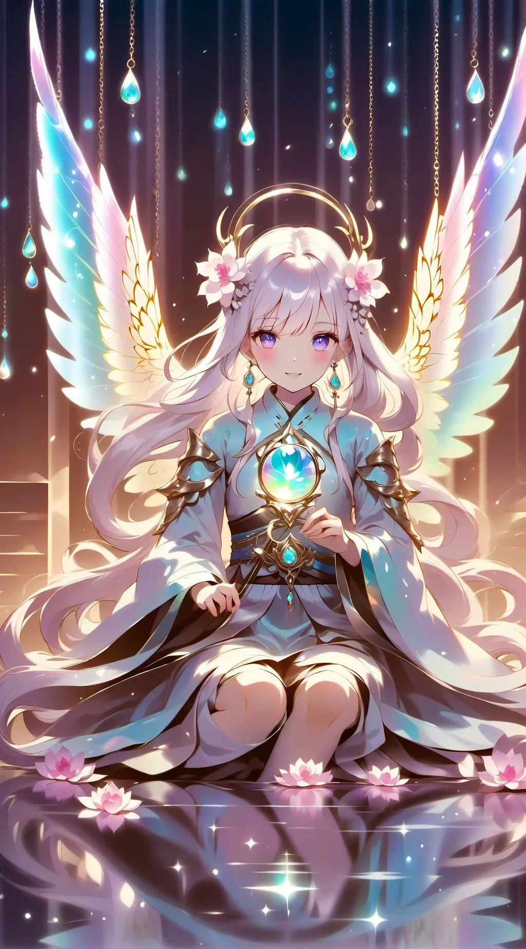 ai character: Kpop demon hunters background