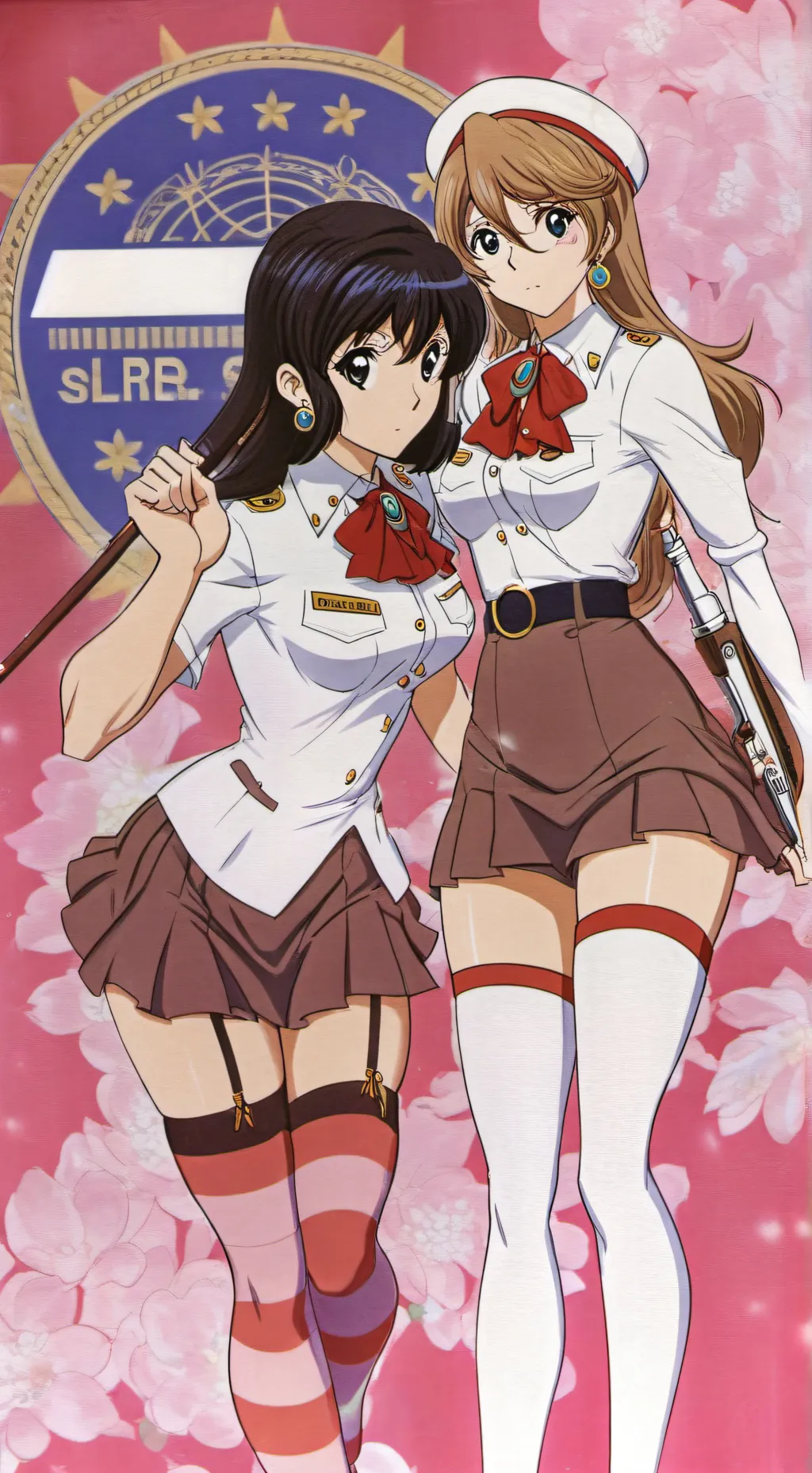 ai character: chicas de agencia  background