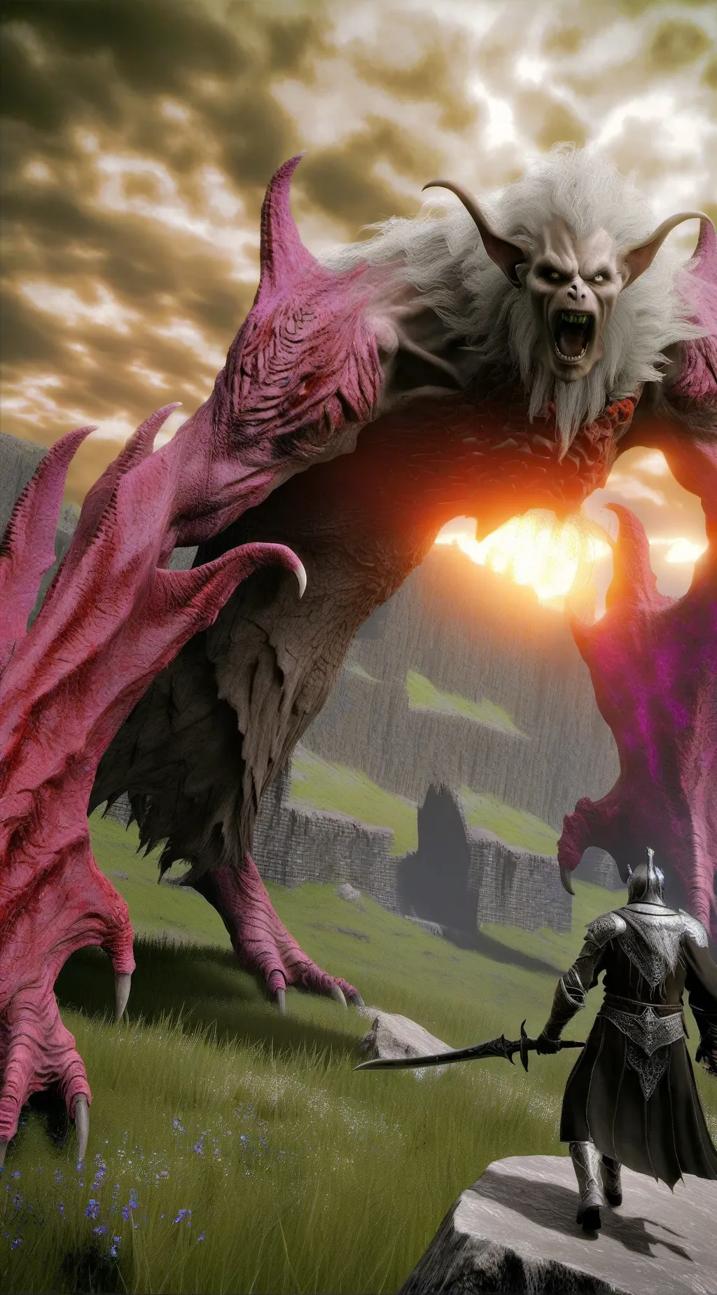 ai character: mostruo background